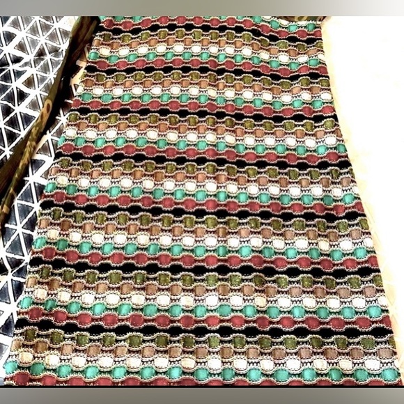 Missoni Metallic Mix Media Silk Dress w Wide leg Sleeves - Picture 5 of 14